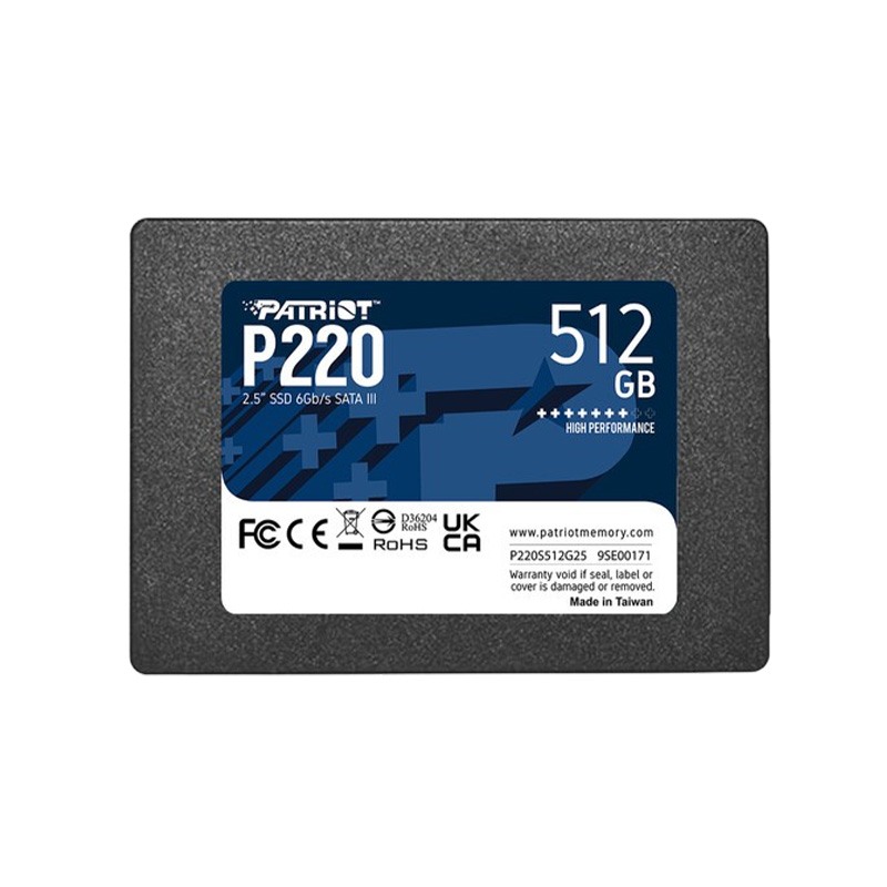 Patriot P220 512GB SATA III 2.5 Inch Internal SSD