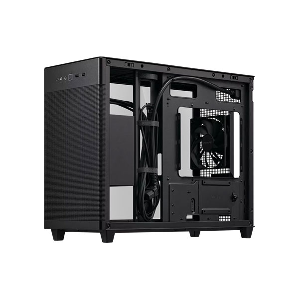 ASUS Prime (AP201) Tempered Glass MicroATX Case - Black