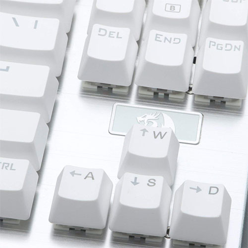 Redragon A101W Mechanical Keyboard Keycaps (White)