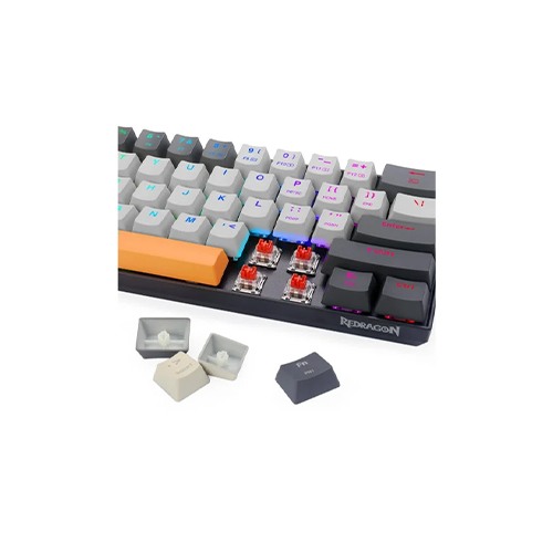 Redragon K644 SE CARAXES Red Switch RGB Type-C Mechanical Gaming Keyboard