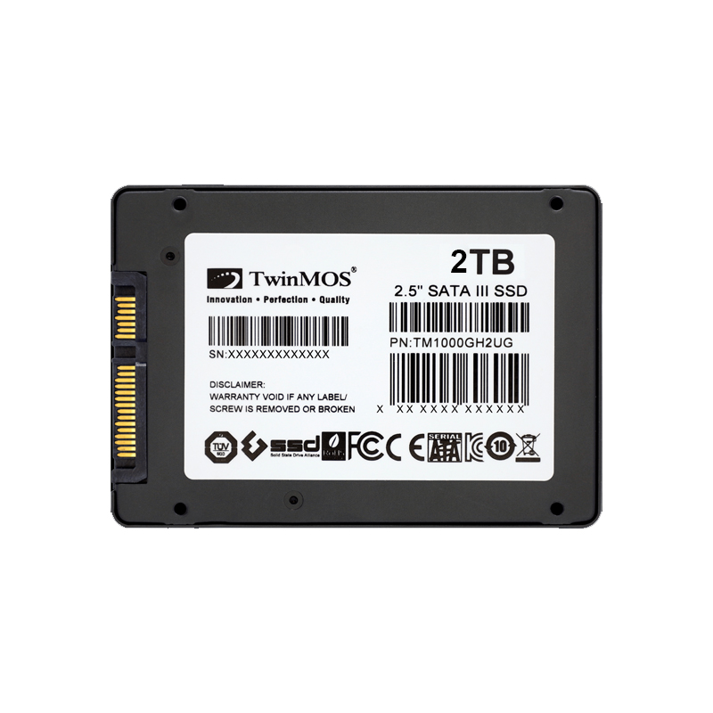 Twinmos Hyper H2 Ultra 2TB 2.5-inch Sata III Dark Grey SSD