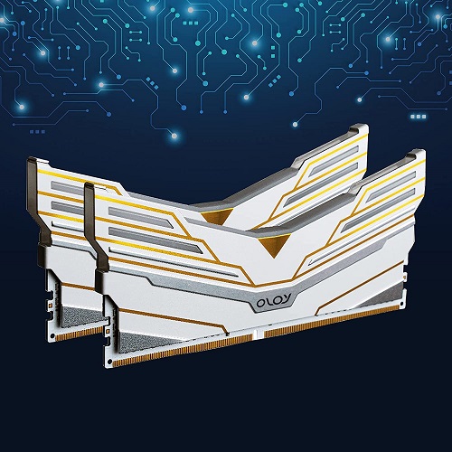 OLOy Warhawk RGB DDR4 RAM 8GB 3200 Mhz Desktop Ram (White)