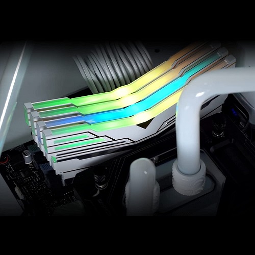 OLOy Warhawk RGB DDR4 RAM 8GB 3200 Mhz Desktop Ram (White)