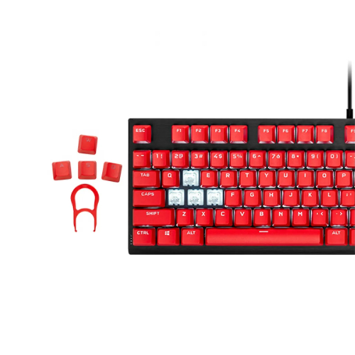 Corsair PBT Double-Shot Pro Keycap Mod Kit - ORIGIN Red