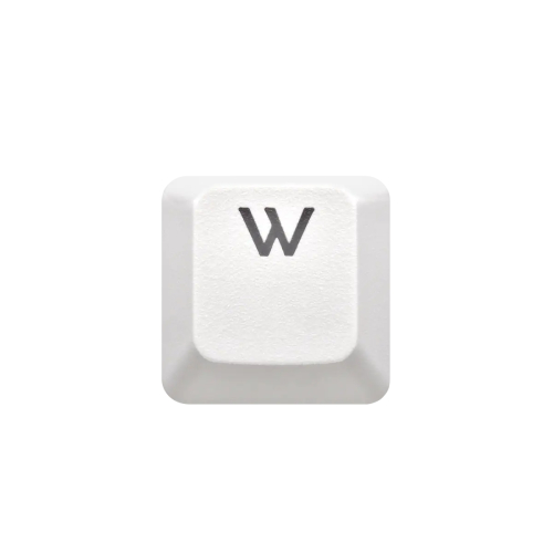 Corsair PBT DOUBLE-SHOT PRO Keycap Mod Kit — Arctic White