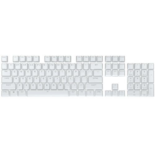 Corsair PBT DOUBLE-SHOT PRO Keycap Mod Kit — Arctic White