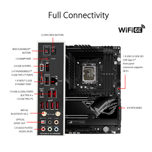 ASUS ROG MAXIMUS Z690 HERO D5 ATX Motherboard