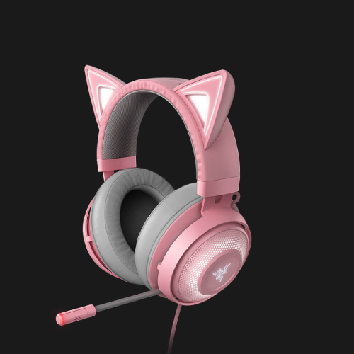 Razer Kraken Kitty – Chroma USB Gaming Headset – Quartz