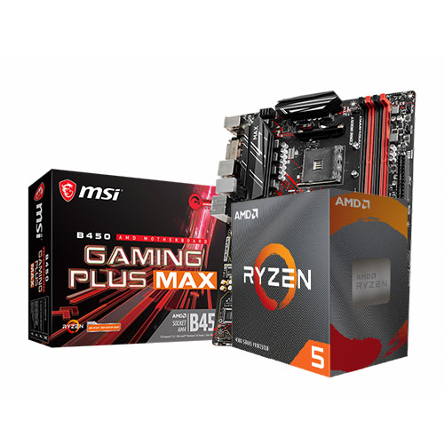 Ryzen 5 4650G With MSI B450 GAMING PLUS MAX Motherboard CPU Combo