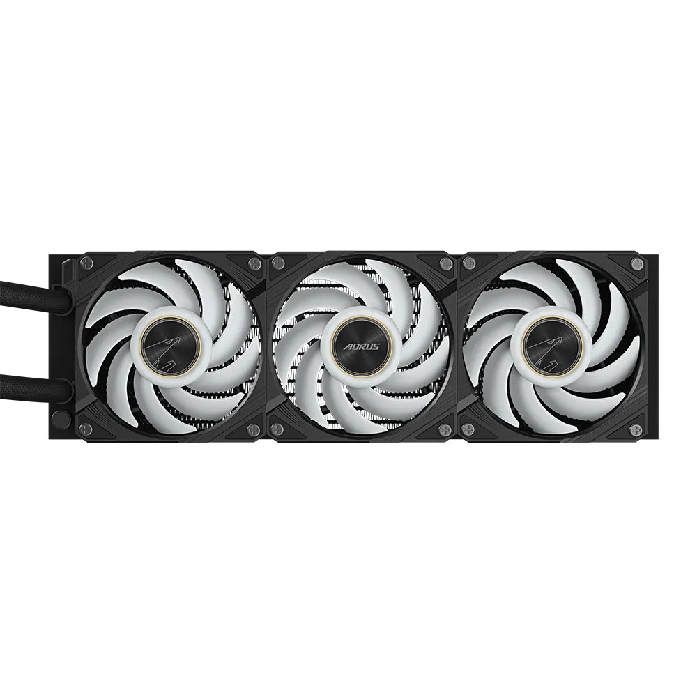 Gigabyte AORUS WATERFORCE X II 360 ARGB Lighting Display Liquid Cooler Black