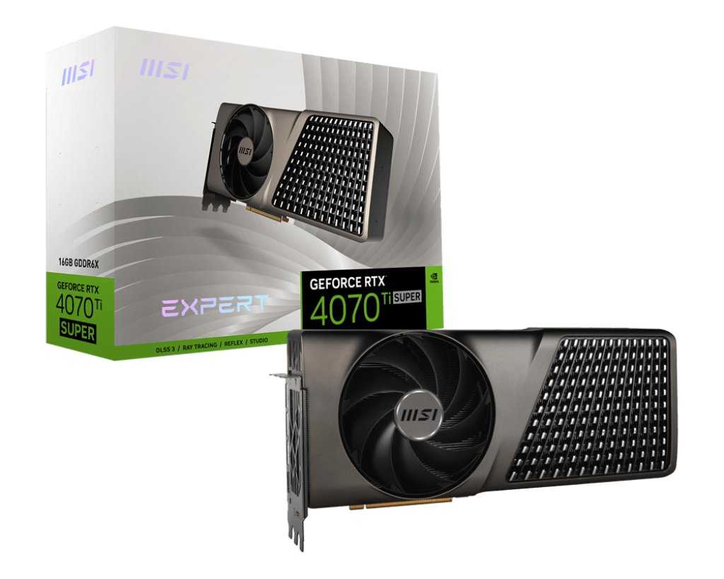 MSI GeForce RTX™ 4070 Ti SUPER 16G EXPERT Graphics Card