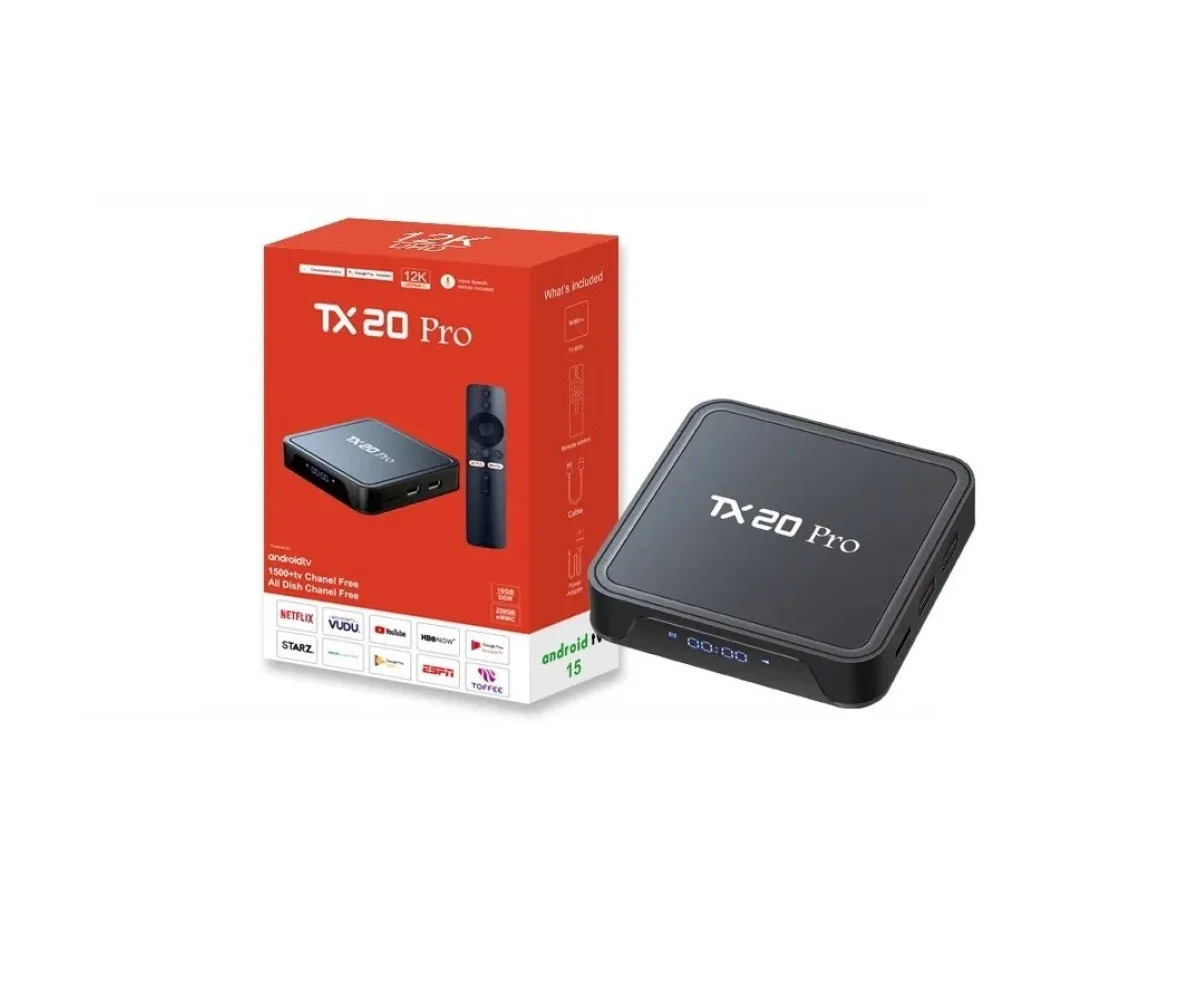 TX20 Pro 12K Ultra HD Android TV Box