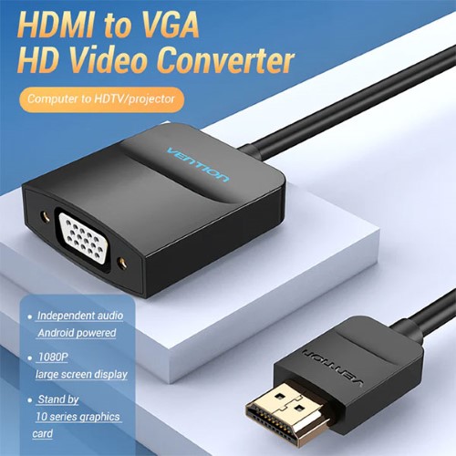 VENTION 42154 HDMI to VGA Converter 0.15M Black