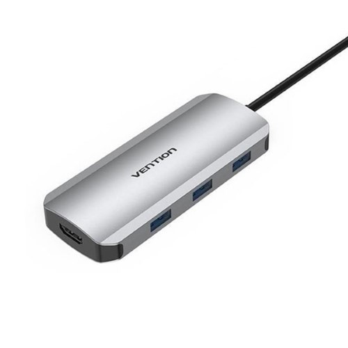 Vention TOJHB USB-C To HDMI/USB 7-In-1 Docking Station 0.15M