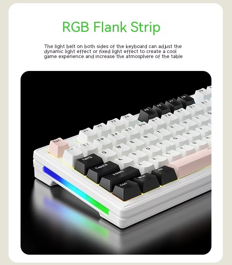 XINMENG M87 Wired Gasket RGB Hotswappable Mechanical Keyboard