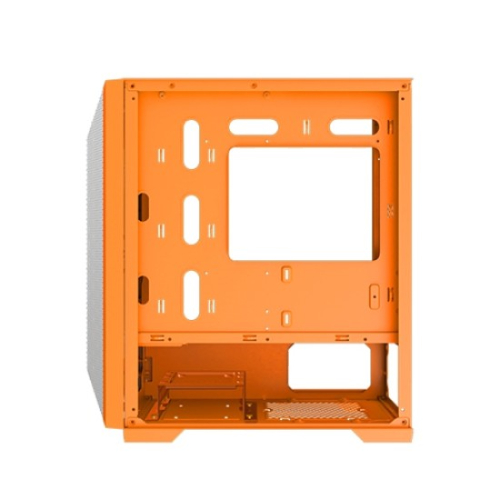 Xigmatek Gemini II Orange Meshed Grill Led MATX Case