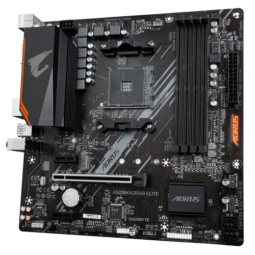 GIGABYTE A520M Aorus Elite AMD AM4 ATX Gaming Motherboard