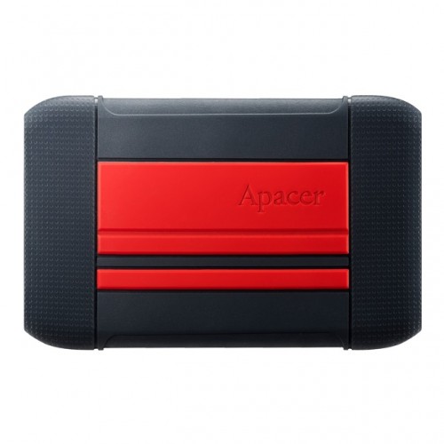 Apacer AC633 2TB USB 3.1 Gen 1 Red Military-Grade Shockproof Portable Hard Drive