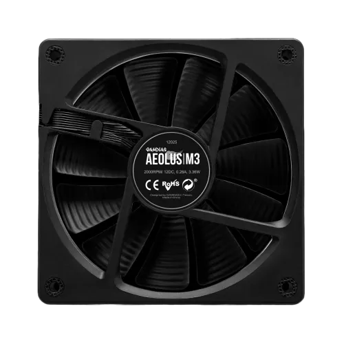 Gamdias AEOLUS M3-1201 120mm ARGB Casing Cooling Fan