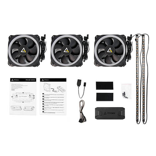 Antec Prizm 120 ARGB 3+2+C 3 in 1 Cooling Fan with controller & ARGB LED Strips