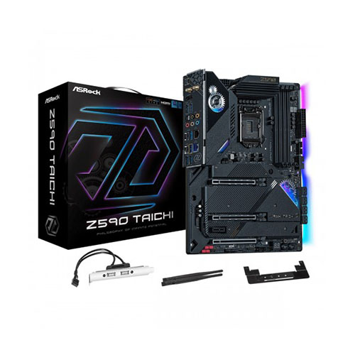 ASRock Z590 Taichi Wi-Fi 10th and 11th Gen ATX Motherboard