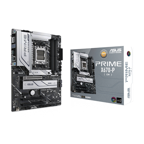 ASUS PRIME X670-P-CSM AMD AM5 ATX MOTHERBOARD