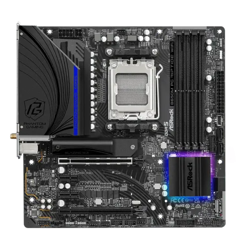 ASRock B650M PG Riptide WiFi AMD AM5 Micro ATX Motherboard