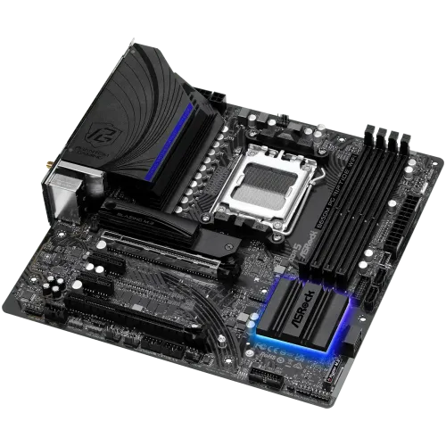 ASRock B650M PG Riptide WiFi AMD AM5 Micro ATX Motherboard