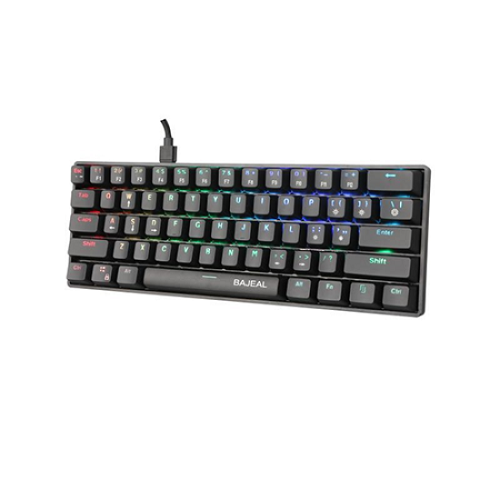 BAJEAL BK61 (60%) Wired RGB Mechanical Keyboard (Hot-Swappable)