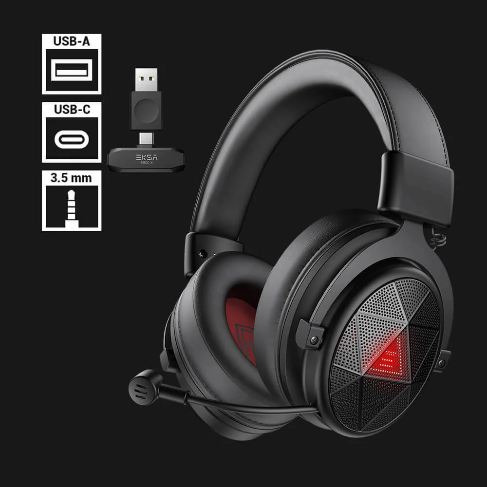 EKSA E900X 5.8 GHz Ultra Low-Latency Wireless Gaming Headset