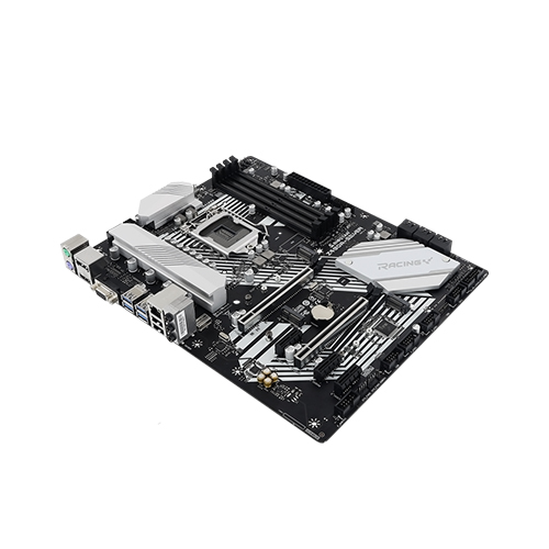 Biostar Racing Z490A Silver LGA 1200 11th Gen ATX Motherboard