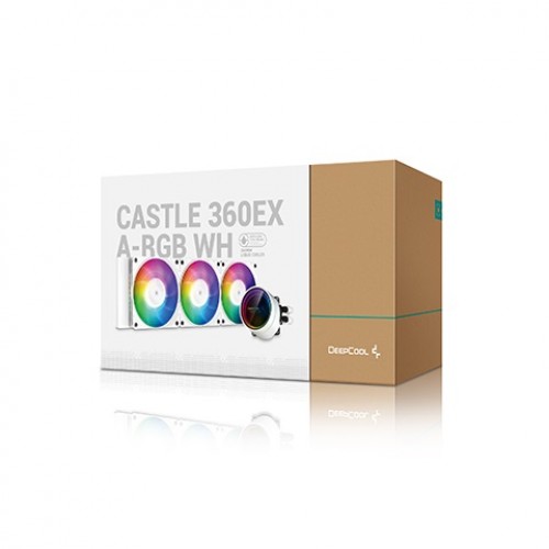 Deepcool CASTLE 360EX A-RGB WH AIO Liquid CPU Cooler