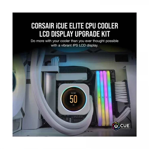 Corsair iCUE ELITE CPU Cooler LCD Display White Upgrade Kit