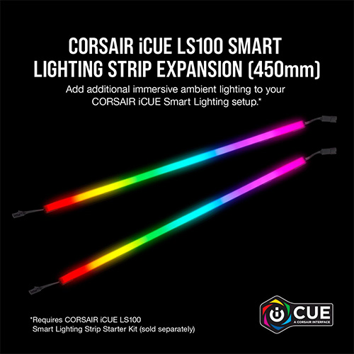 Corsair iCUE LS100 LED Smart Lighting Strip Expansion Kit 450mm