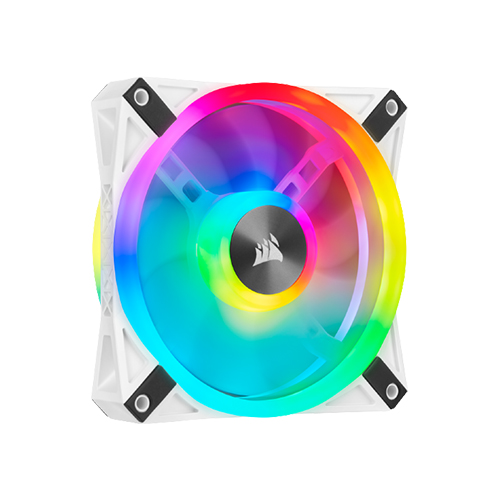 CORSAIR ICUE QL120 RGB 120mm PWM White Single CASE FAN