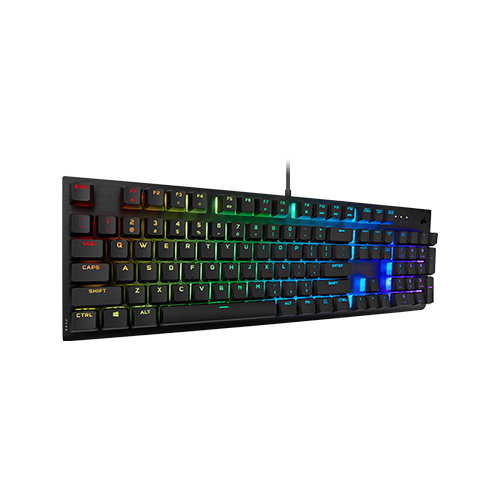 CORSAIR K60 RGB PRO CHERRY VIOLA Mechanical Gaming Keyboard (Black)