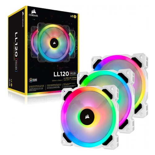 Corsair LL120 RGB 120mm Dual Light Loop RGB LED PWM Case Fan