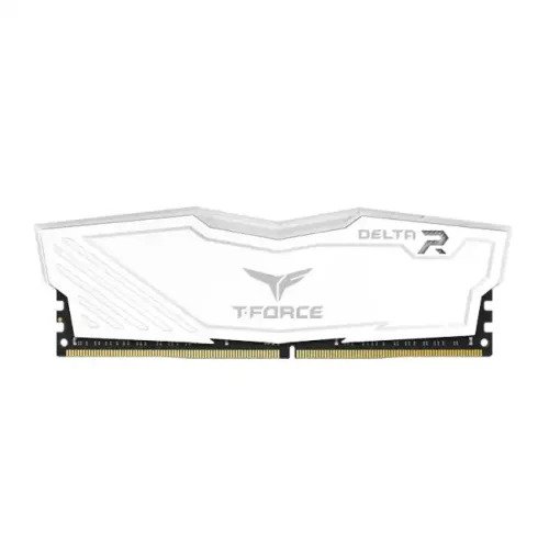 Team T-Force Delta 8GB 3200MHz DDR4 RGB White Desktop RAM