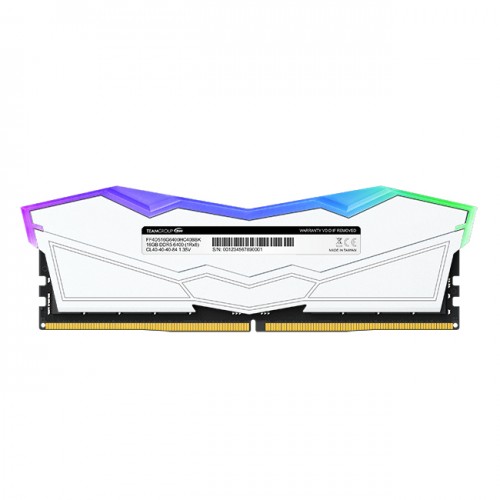 TEAM T-FORCE DELTA RGB 16GB 6000MHz DDR5 Gaming RAM White