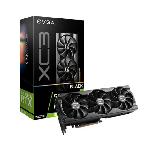 EVGA Geforce RTX 3070 XC3 Black Gaming 8GB GDDR6 Graphics Card