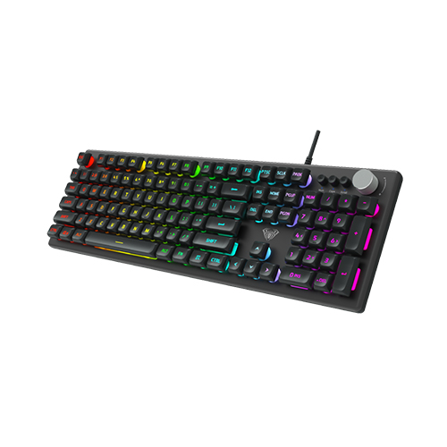 AULA F2028 RAINBOW WIRED GAMING KEYBOARD