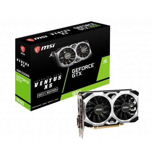 MSI GeForce GTX 1650 D6 Ventus XS OC 4GB GDDR6 Graphics Card