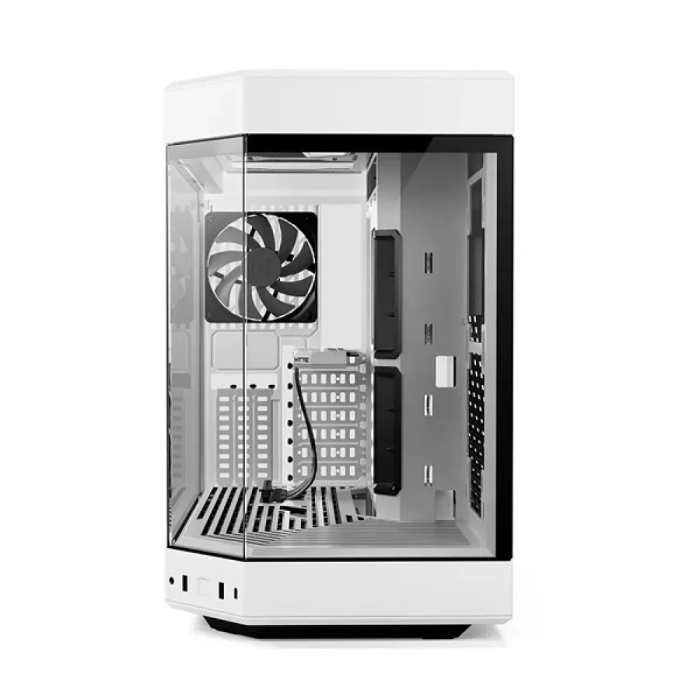 Hyte Y60 Modern Aesthetic White Gaming Case