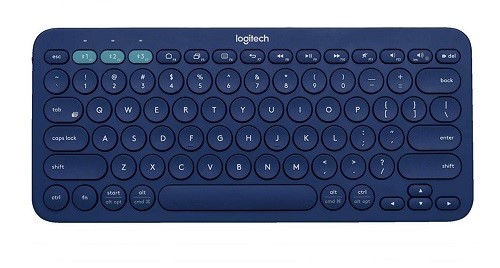 Logitech K380 Bluetooth Multi-Device Keyboard (Blue)