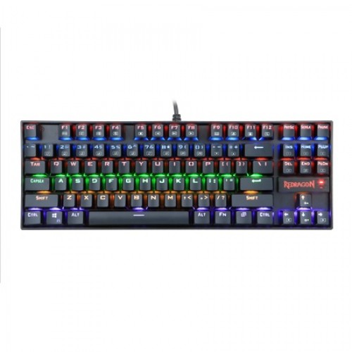 Redragon K552 KUMARA RAINBOW RGB Backlit Red Switch Mechanical Gaming Keyboard