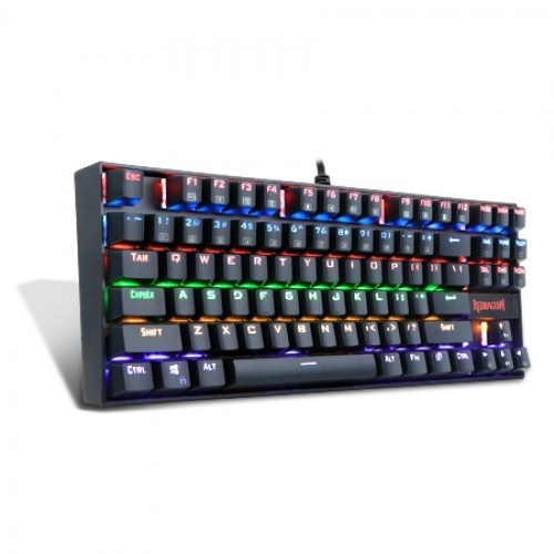 Redragon K552 KUMARA RAINBOW RGB Backlit Red Switch Mechanical Gaming Keyboard