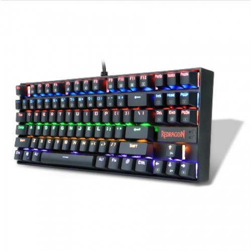 Redragon K552 KUMARA RAINBOW RGB Backlit Red Switch Mechanical Gaming Keyboard