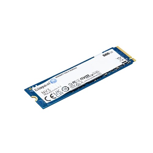 Kingston NV3 500GB NVMe M.2 2280 PCIe Gen4 Internal SSD