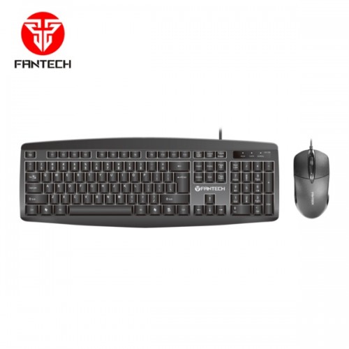 Fantech KM100 USB Keyboard Mouse Combo Black