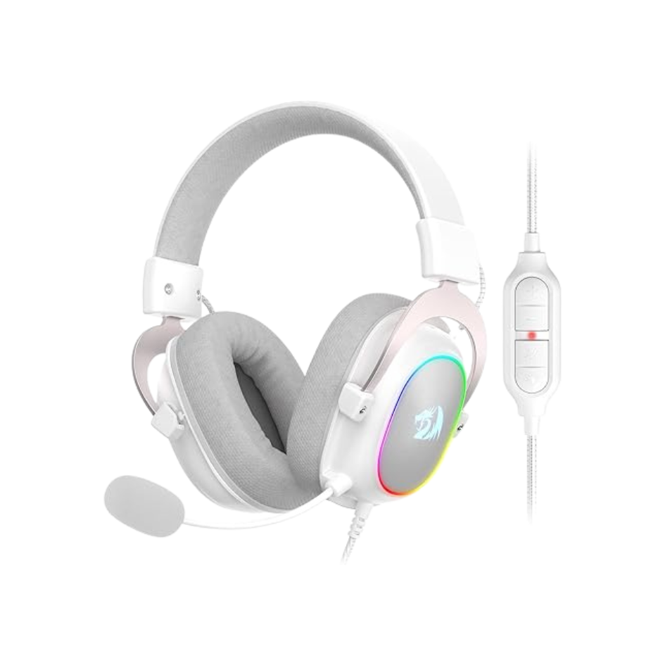 Redragon H510 Zeus-X RGB Wired Gaming Headphone White